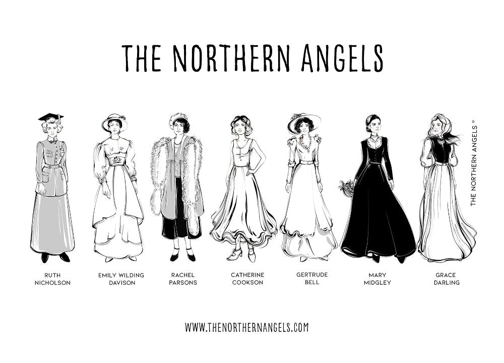 The Northern Angels A6 Postcard