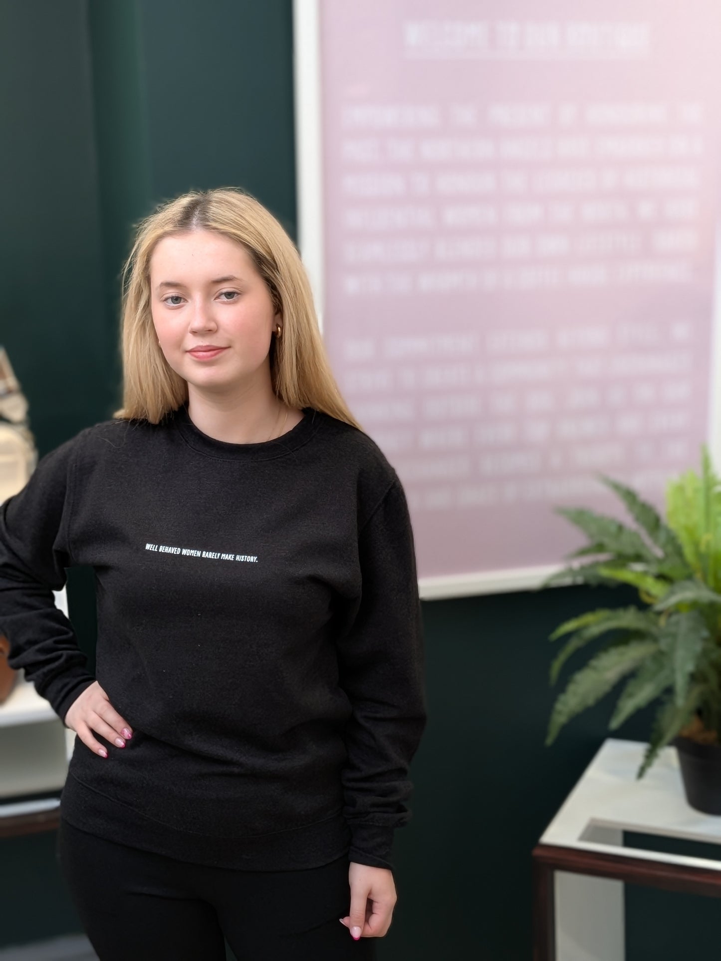 The Slogan Sweater