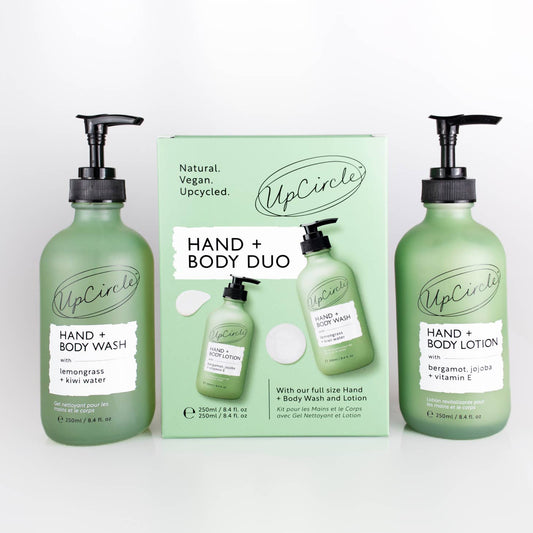 UpCircle Natural Vegan Sustainable Hand + Body Duo