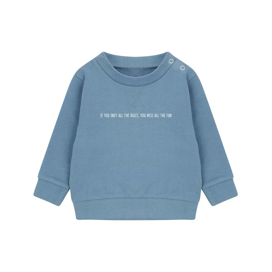 Kids Slogan Sustainable Sweater