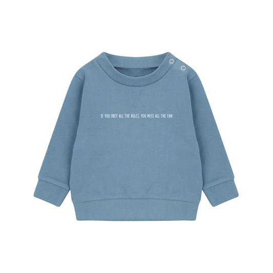 Kids Slogan Sustainable Sweater