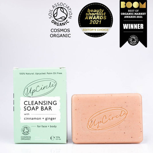 UpCircle Natural + Vegan Cleansing Soap Bar - Cinnamon + Ginger