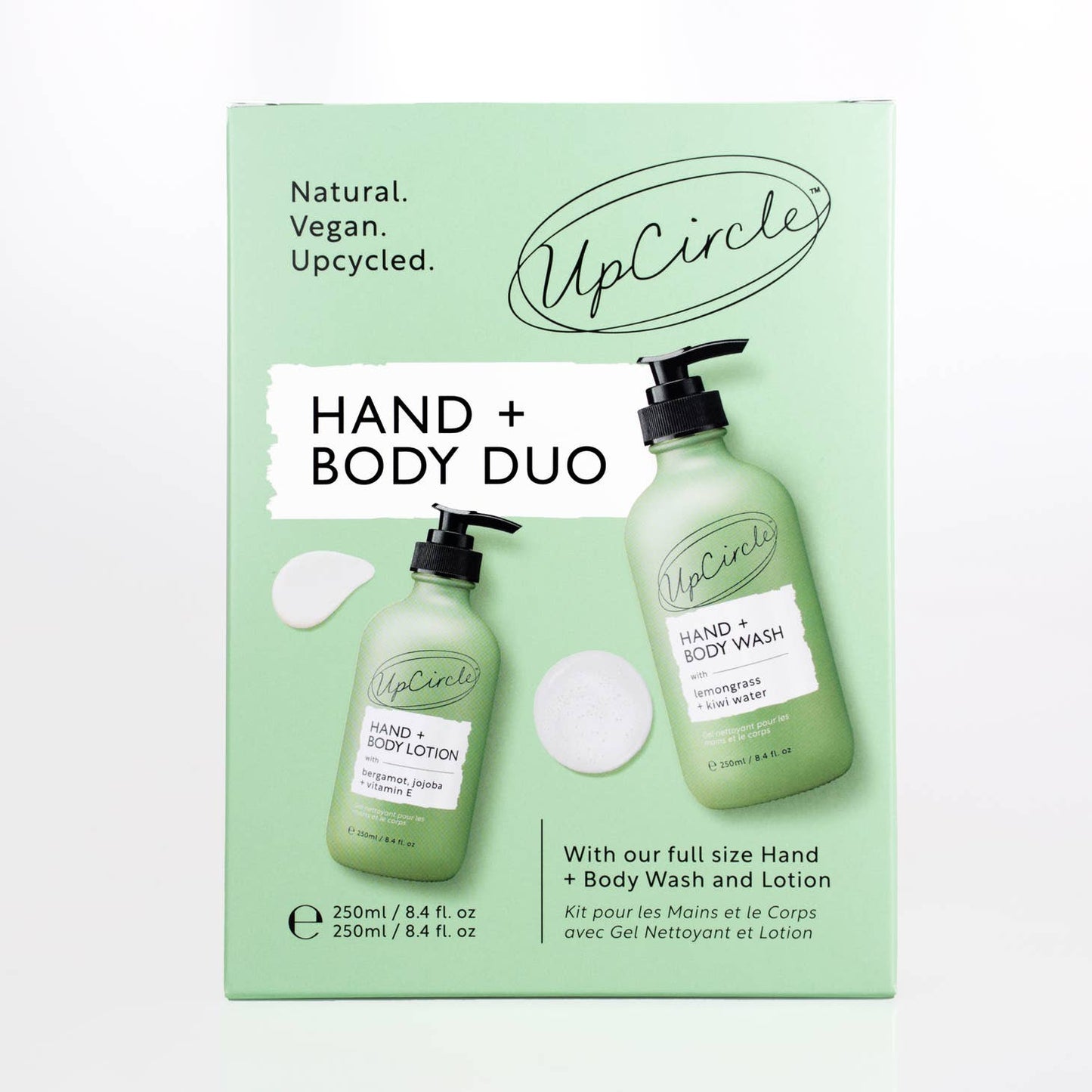 UpCircle Natural Vegan Sustainable Hand + Body Duo