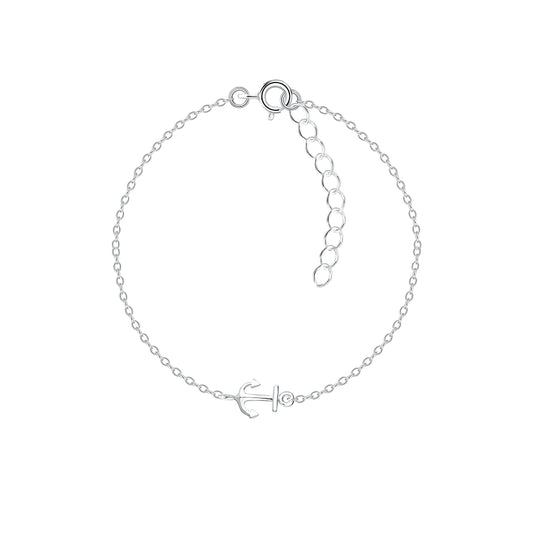 NEW The Northern Angels Sterling Silver Anchor Bracelet
